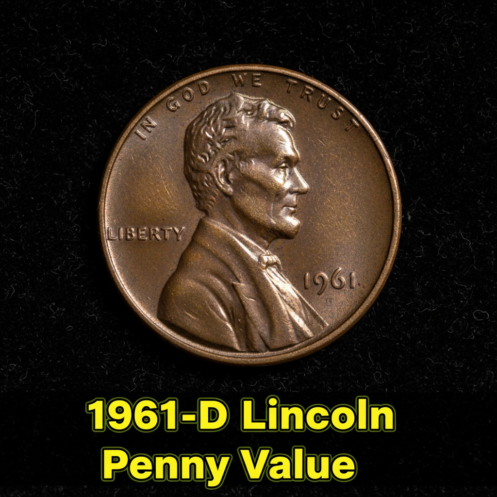 1961 d lincoln penny value guide how much is it wo