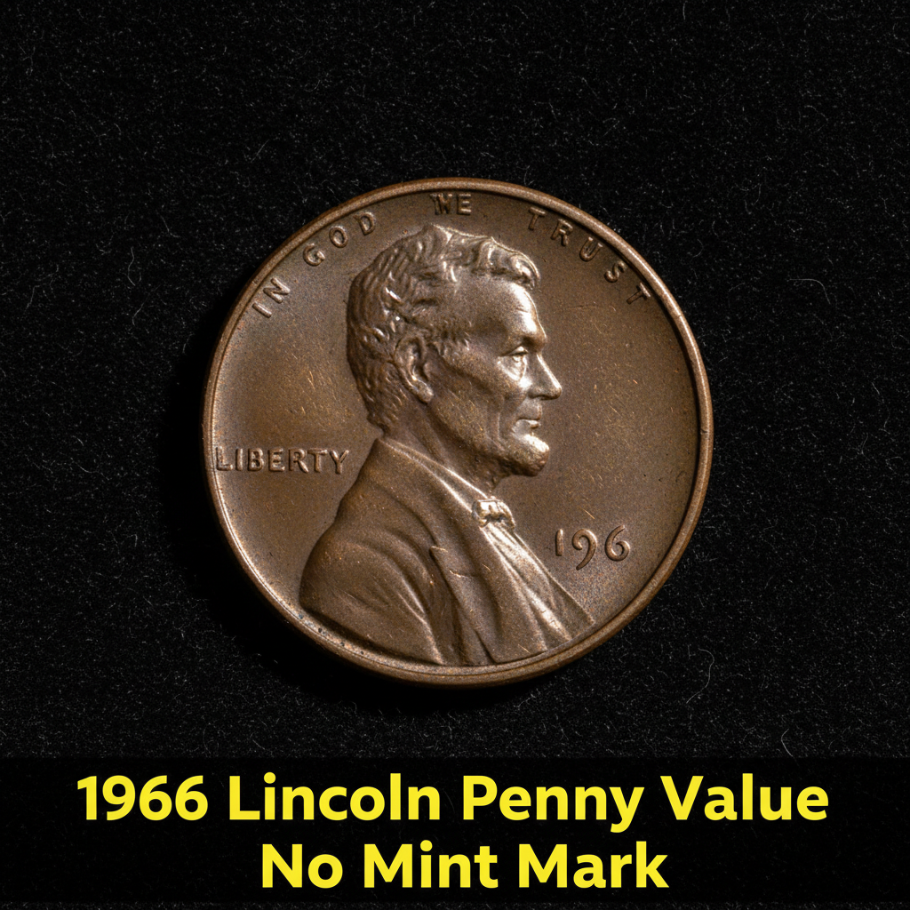 1966 lincoln penny value no mint mark what its wo