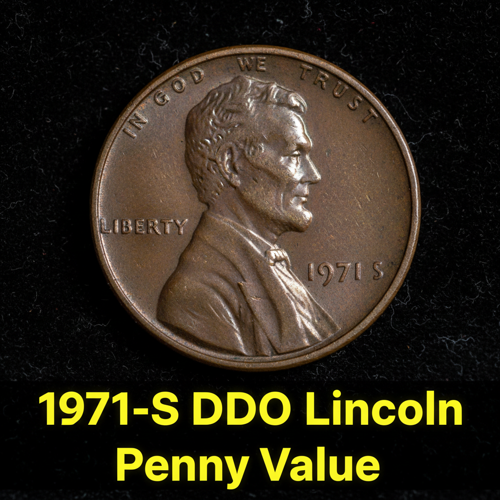 1971 s ddo lincoln penny value guide how much is t