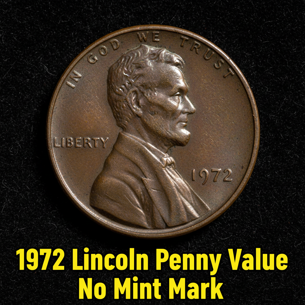 1972 lincoln penny value no mint mark what its wo