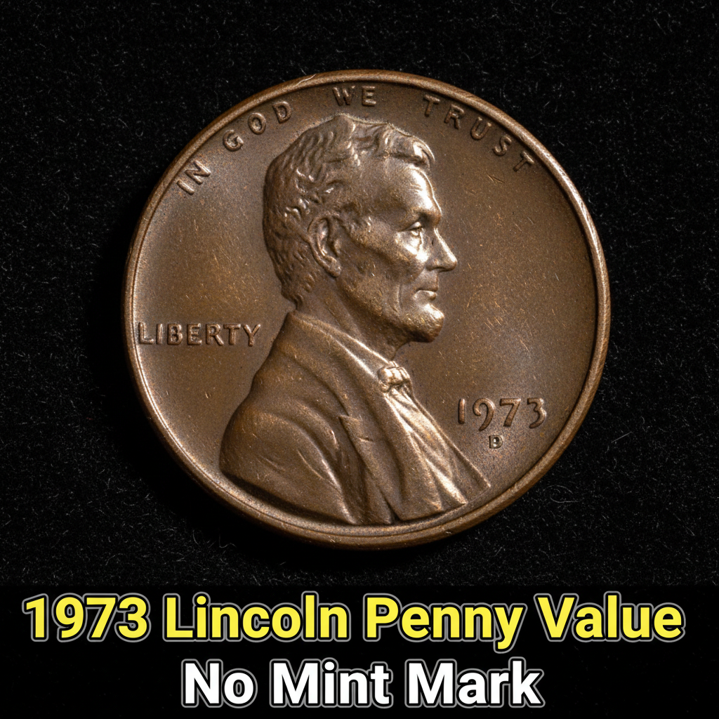 1973 lincoln penny value no mint mark what its wo
