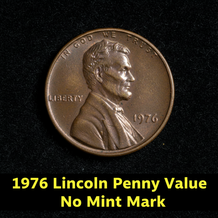 1976 lincoln penny value no mint mark and what it