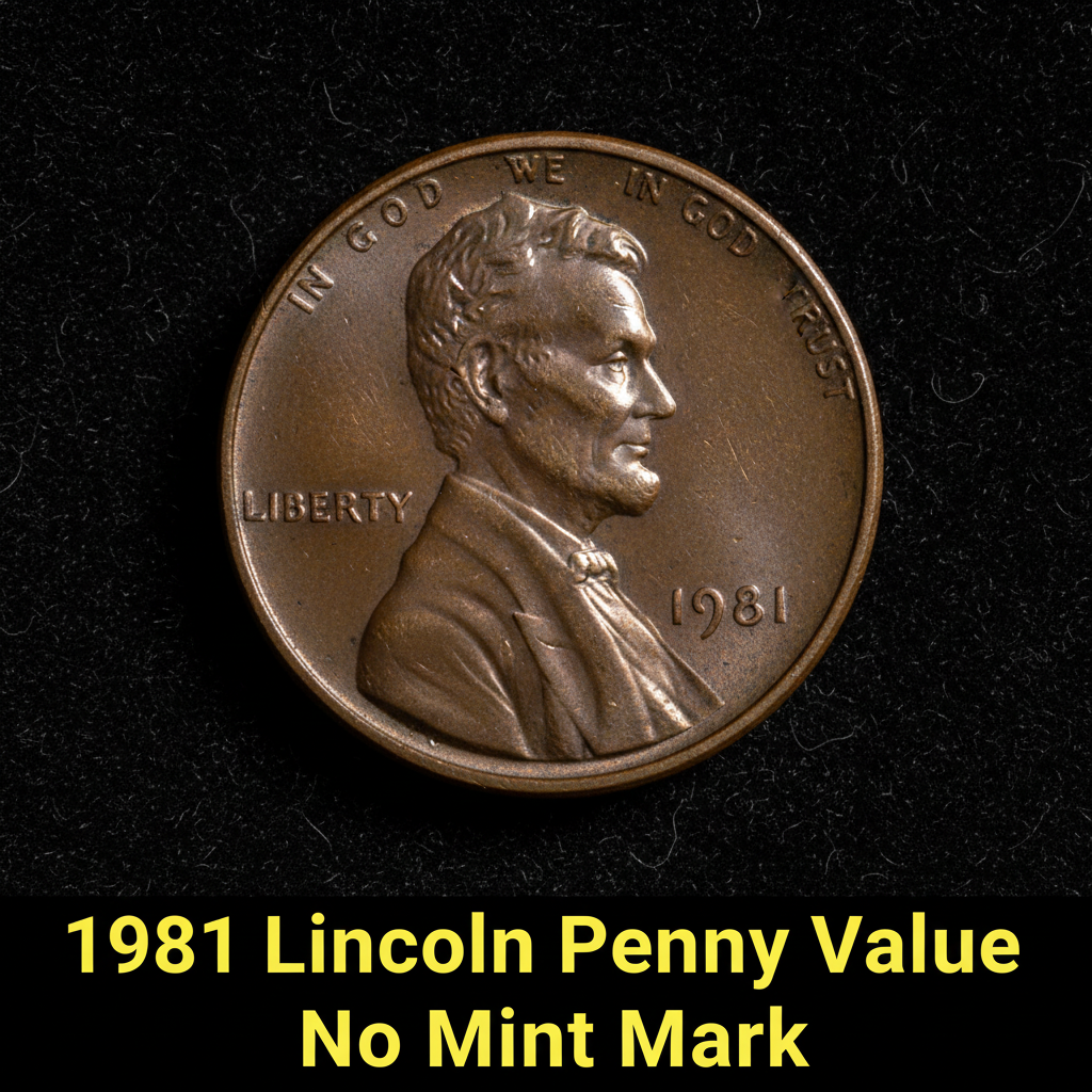 1981 lincoln penny with no mint mark what is it wo