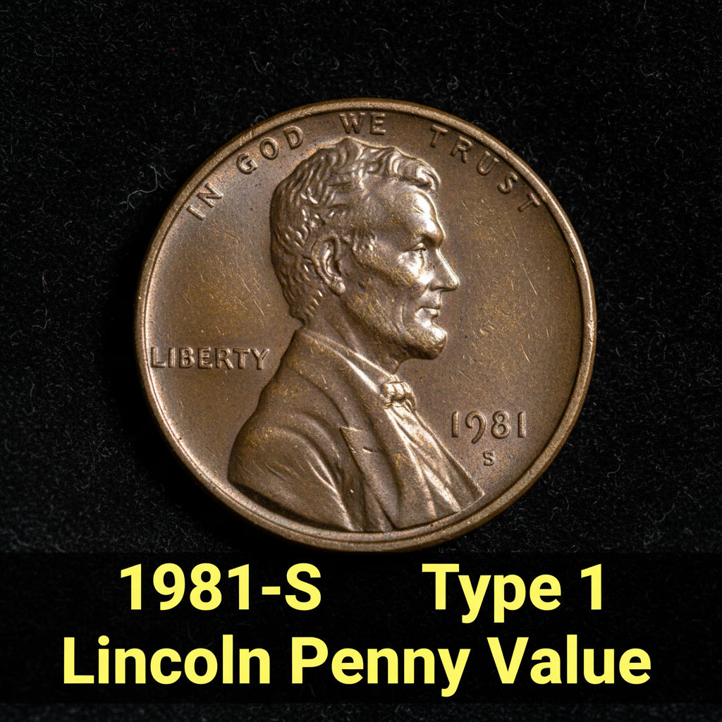 1981 s type 1 lincoln penny value and what its wo