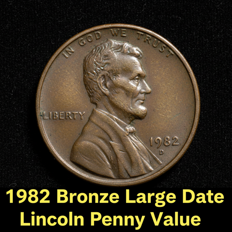 1982 bronze large date lincoln penny value and wha