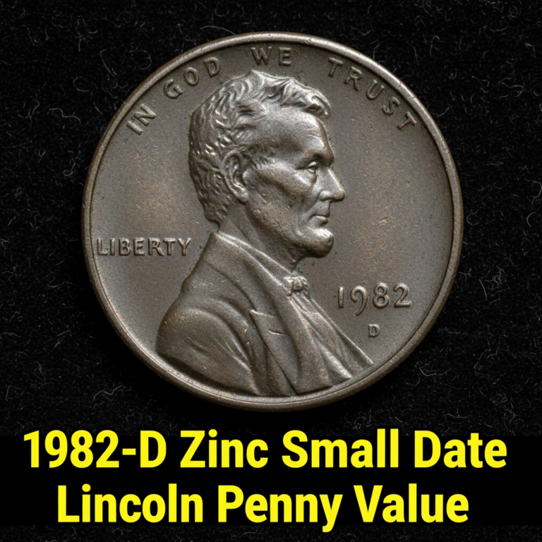 1982 d zinc small date lincoln penny value and wha