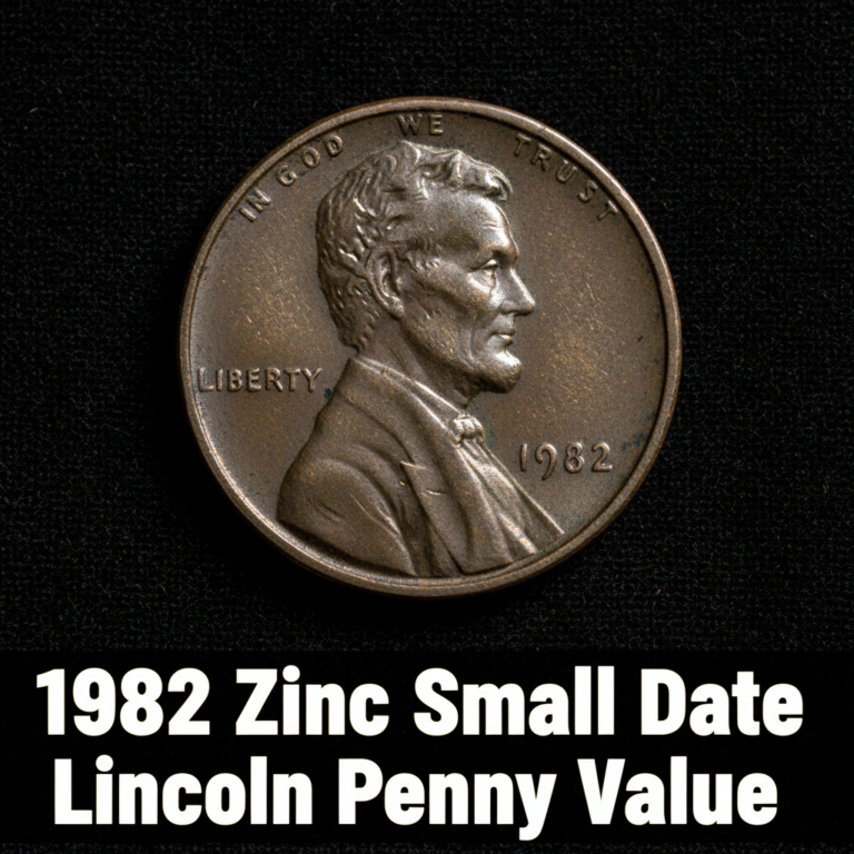 1982 zinc small date lincoln penny value and what 