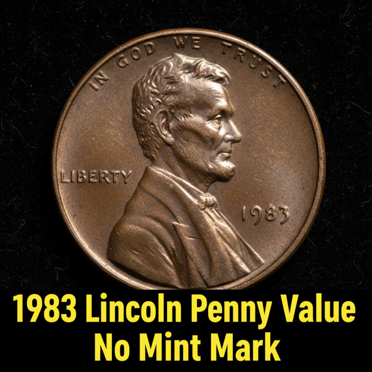 1983 lincoln penny value no mint mark and what it 