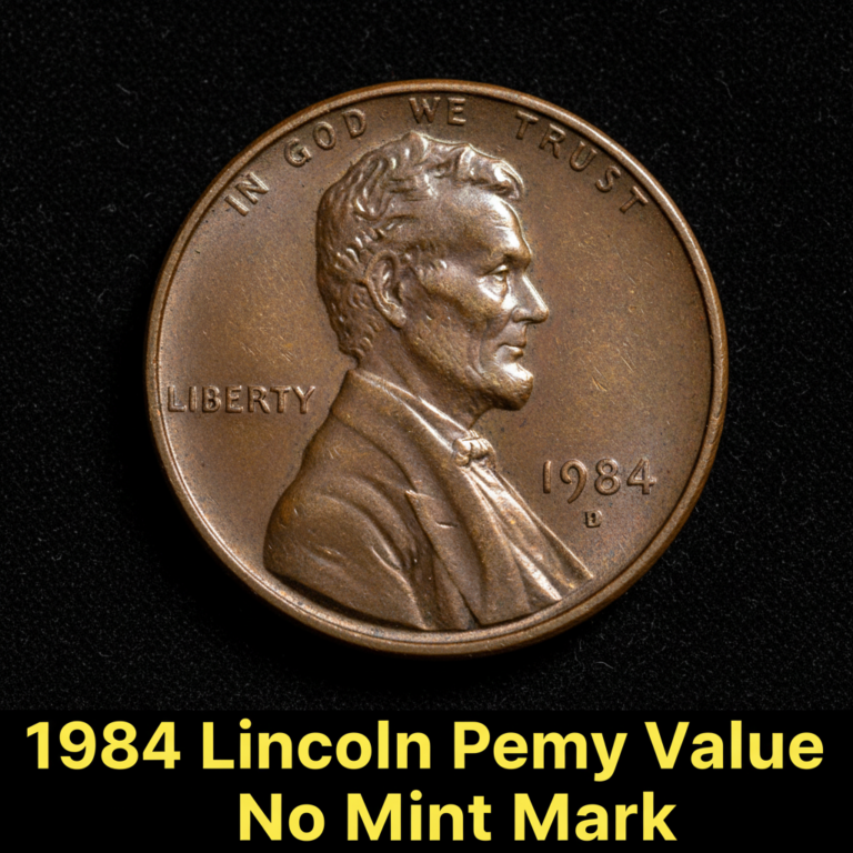 1984 lincoln penny value with no mint mark and wha