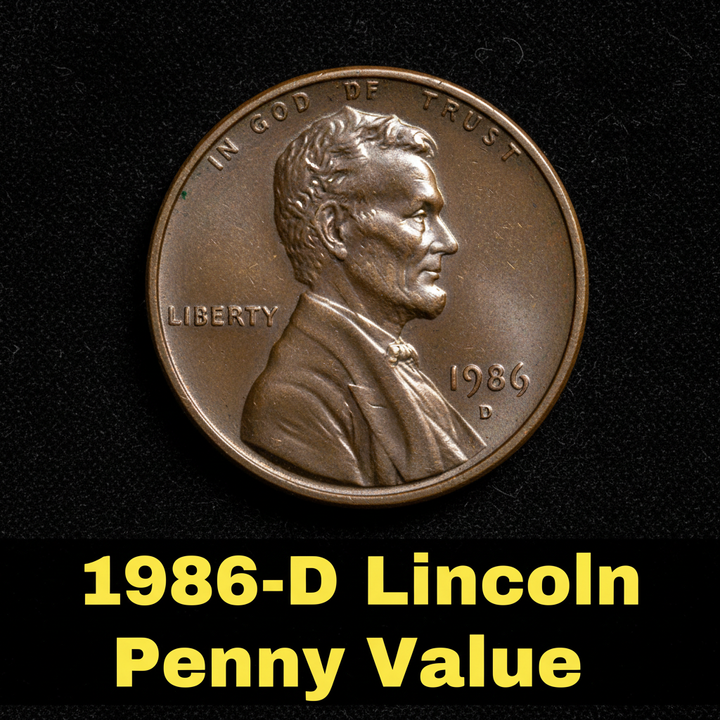 1986 d lincoln penny value what its really worth