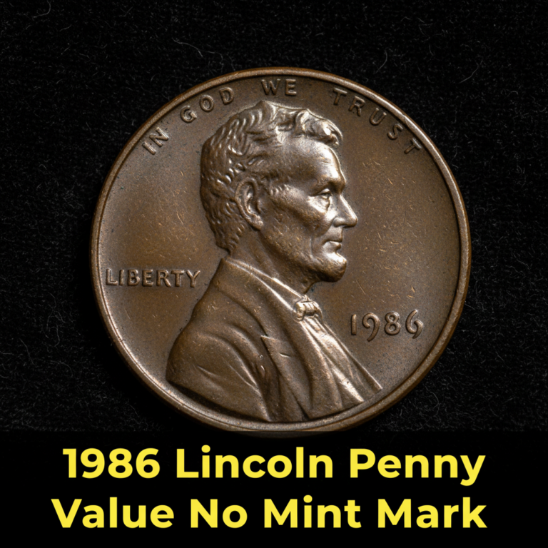 1986 lincoln penny value no mint mark what its wo