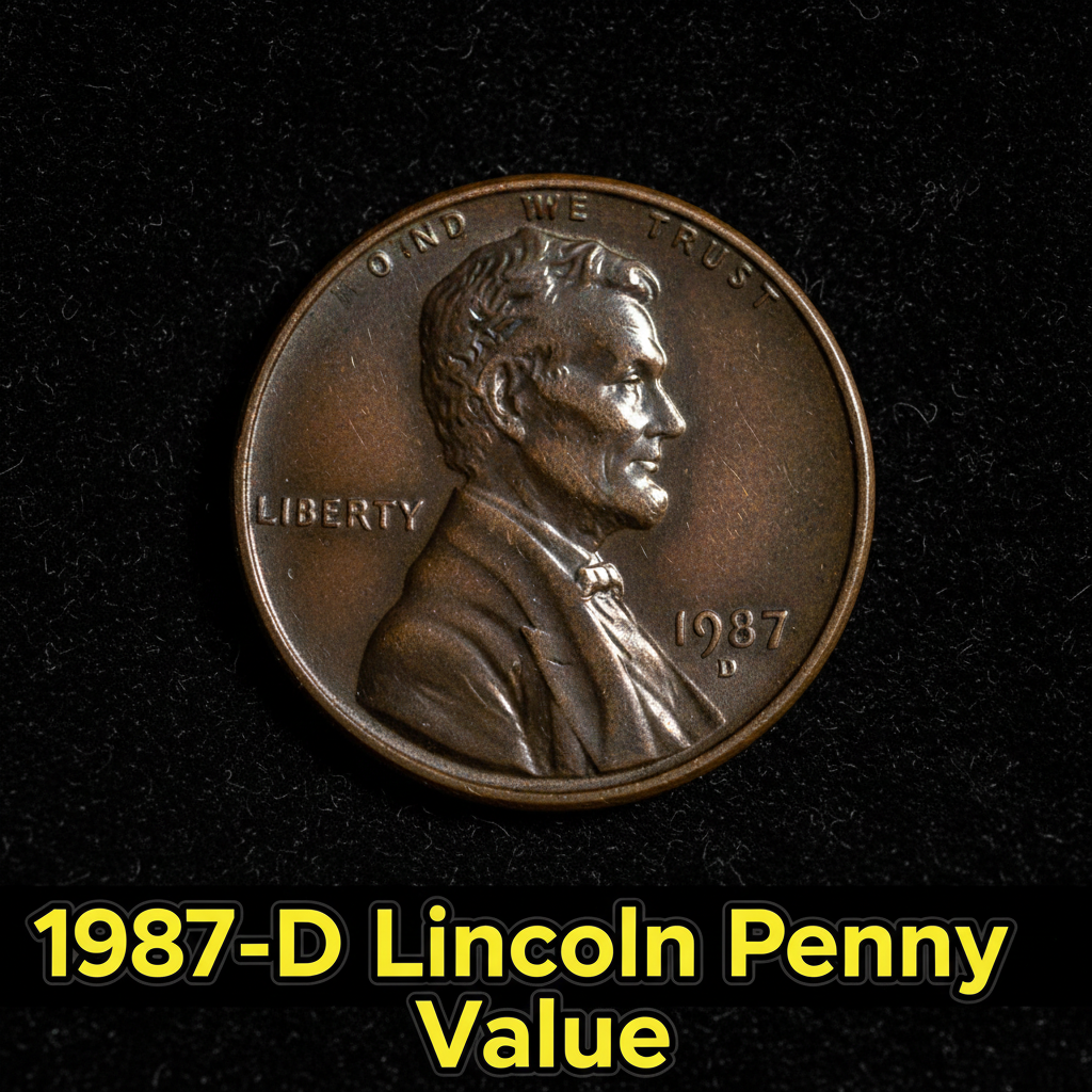 1987 d lincoln penny value guide what its worth a
