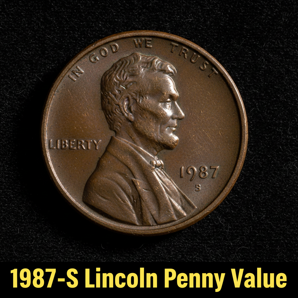 1987 s lincoln penny value what this san francisco