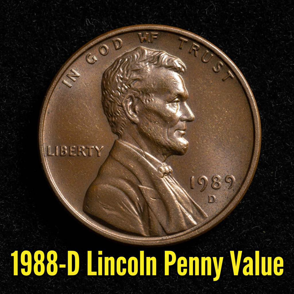 1988 d lincoln penny value what your coin is real