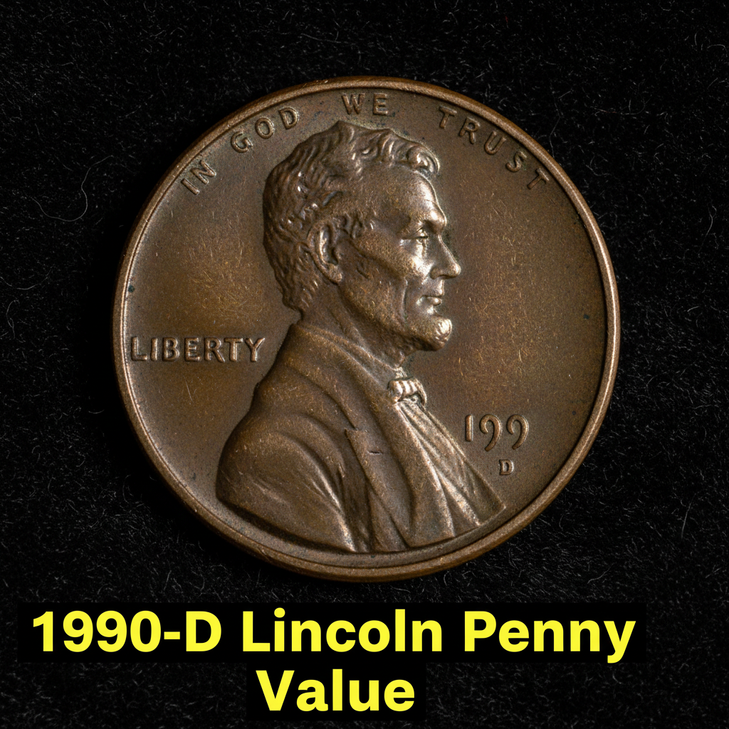 1990 d lincoln penny value what its worth and why
