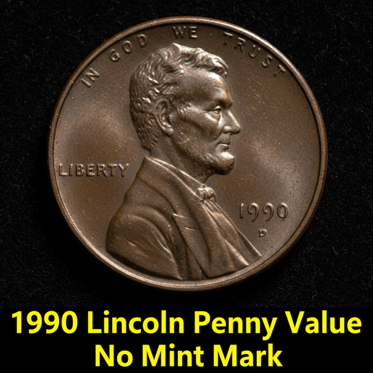 1990 lincoln penny value no mint mark what its wo