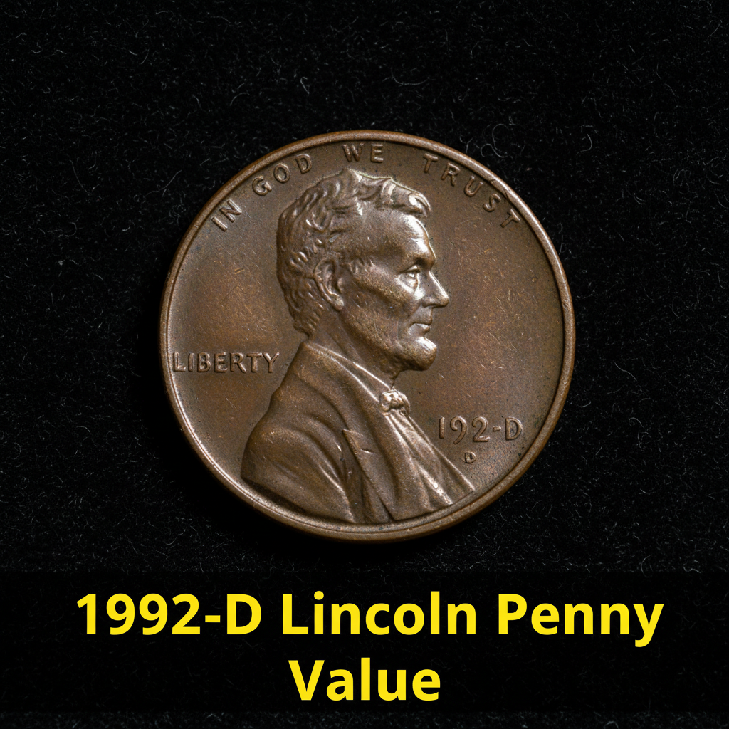 1992 d lincoln penny value guide how much is it wo