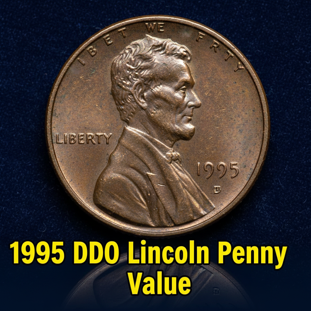 1995 ddo lincoln penny value what its really wort