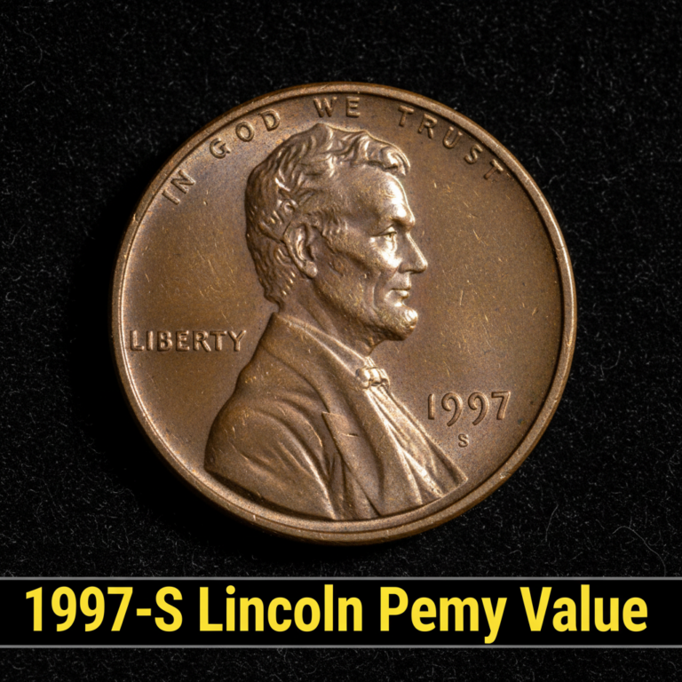 1997 s lincoln penny value guide how much is it wo