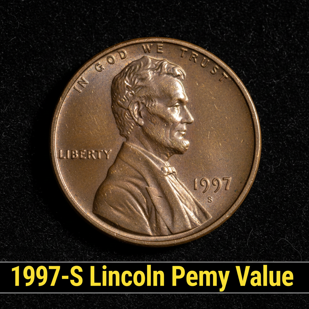 1997 s lincoln penny value guide how much is it wo