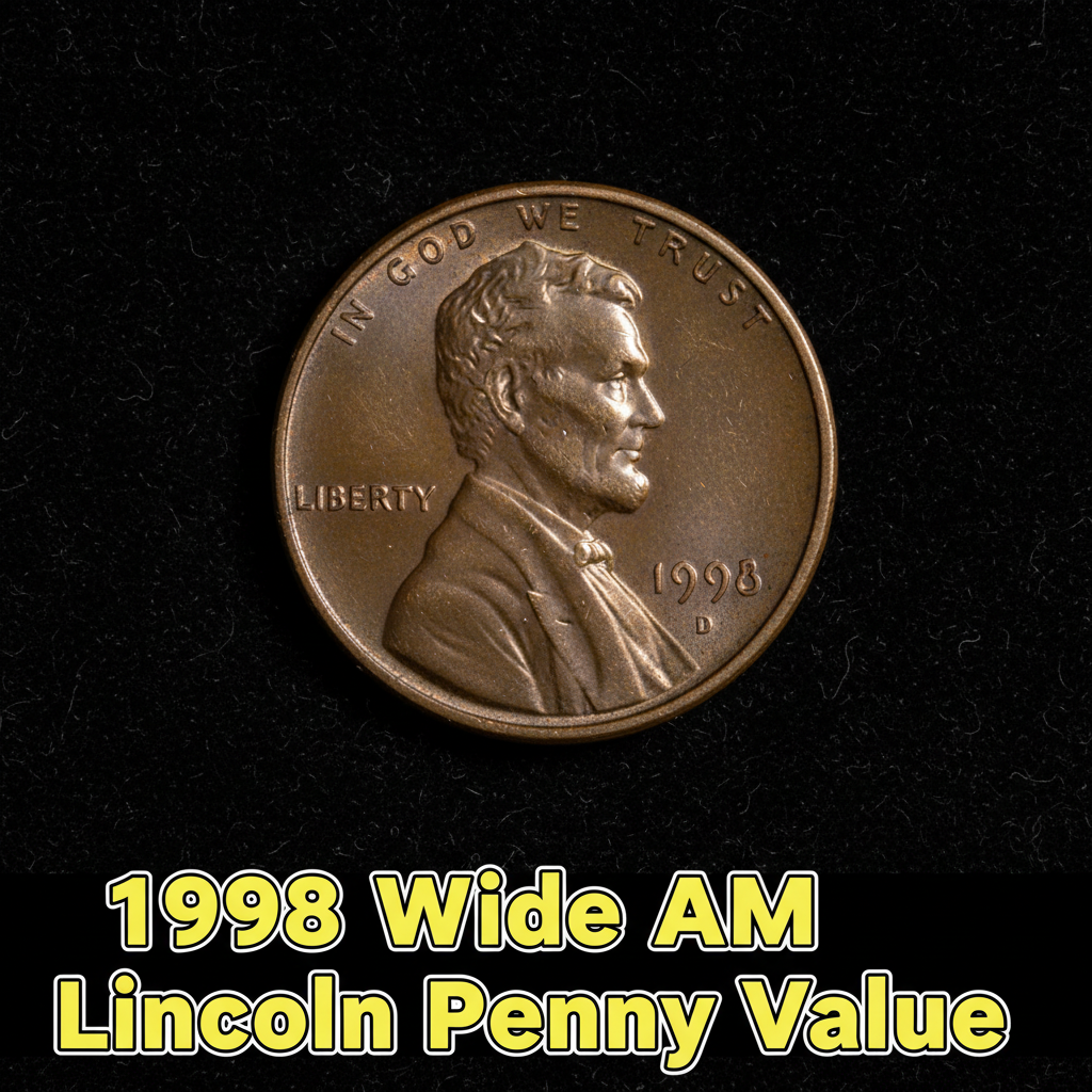1998 wide am lincoln penny value and what it could