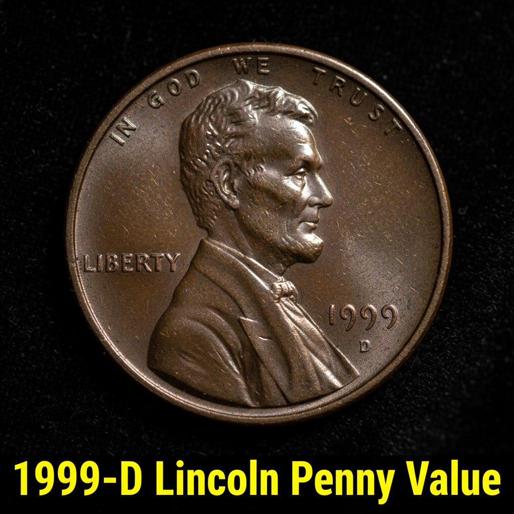 1999 d lincoln penny value and what its worth tod