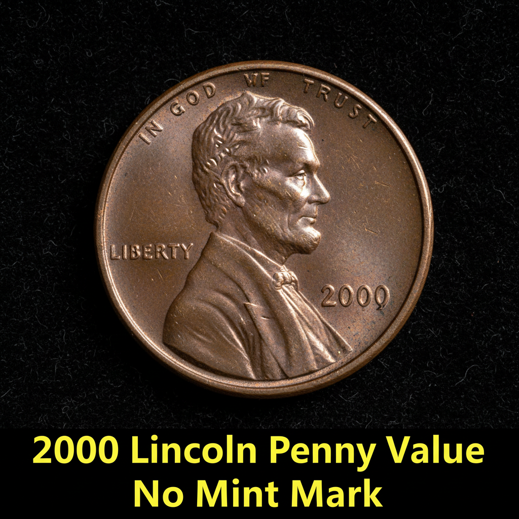 2000 lincoln penny value no mint mark and what it