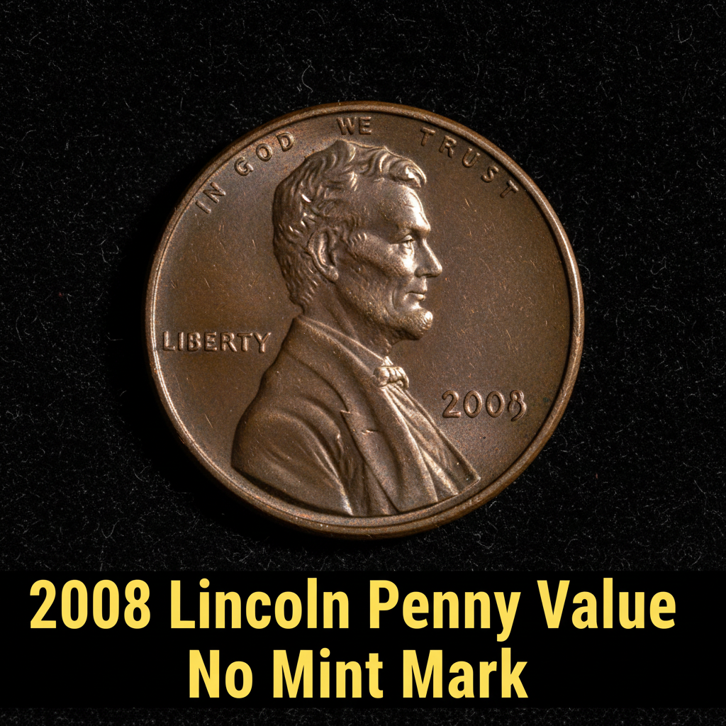 2008 lincoln penny value no mint mark and what it