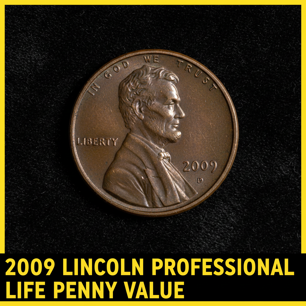 2009 lincoln professional life penny value and wha