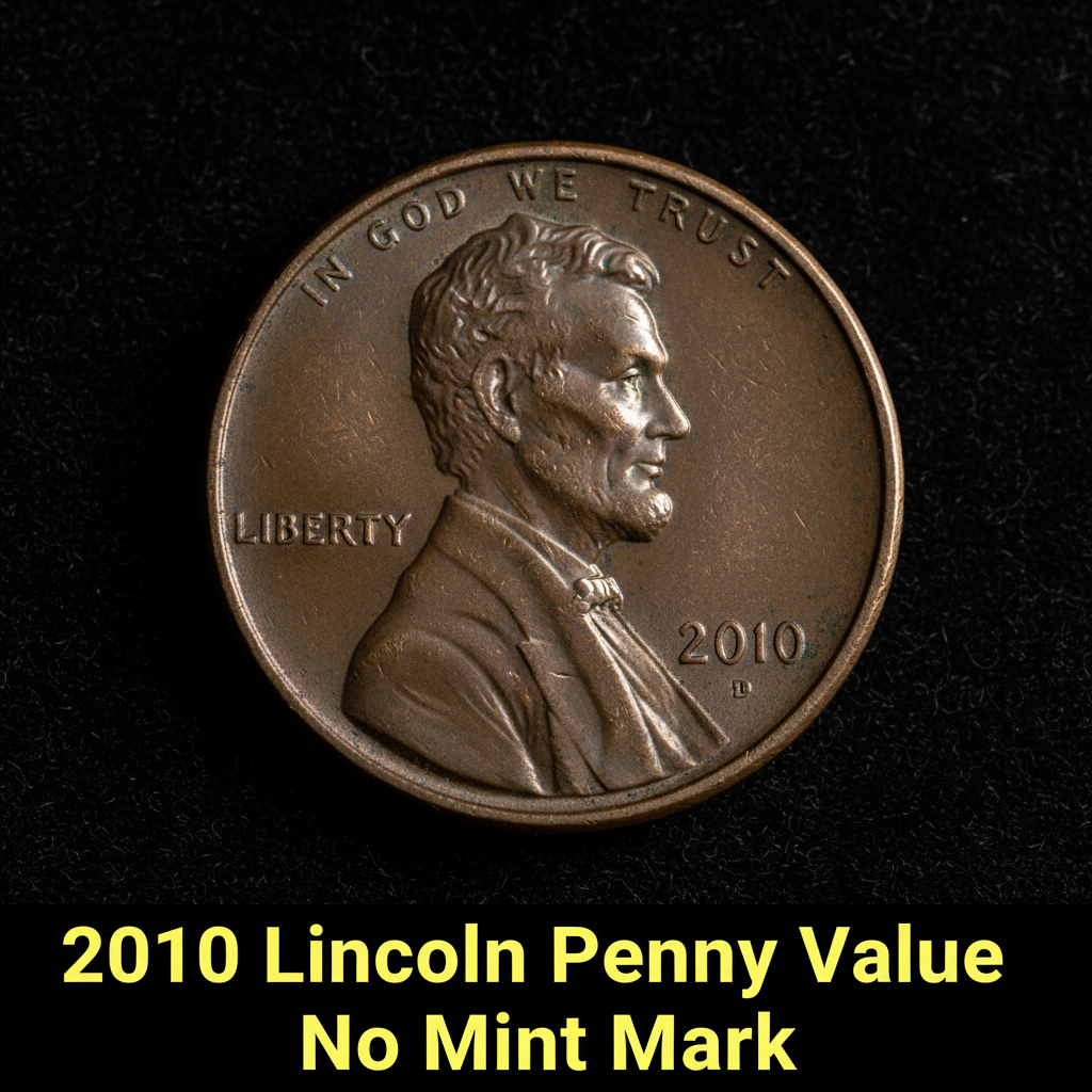 2010 lincoln penny value no mint mark and what it