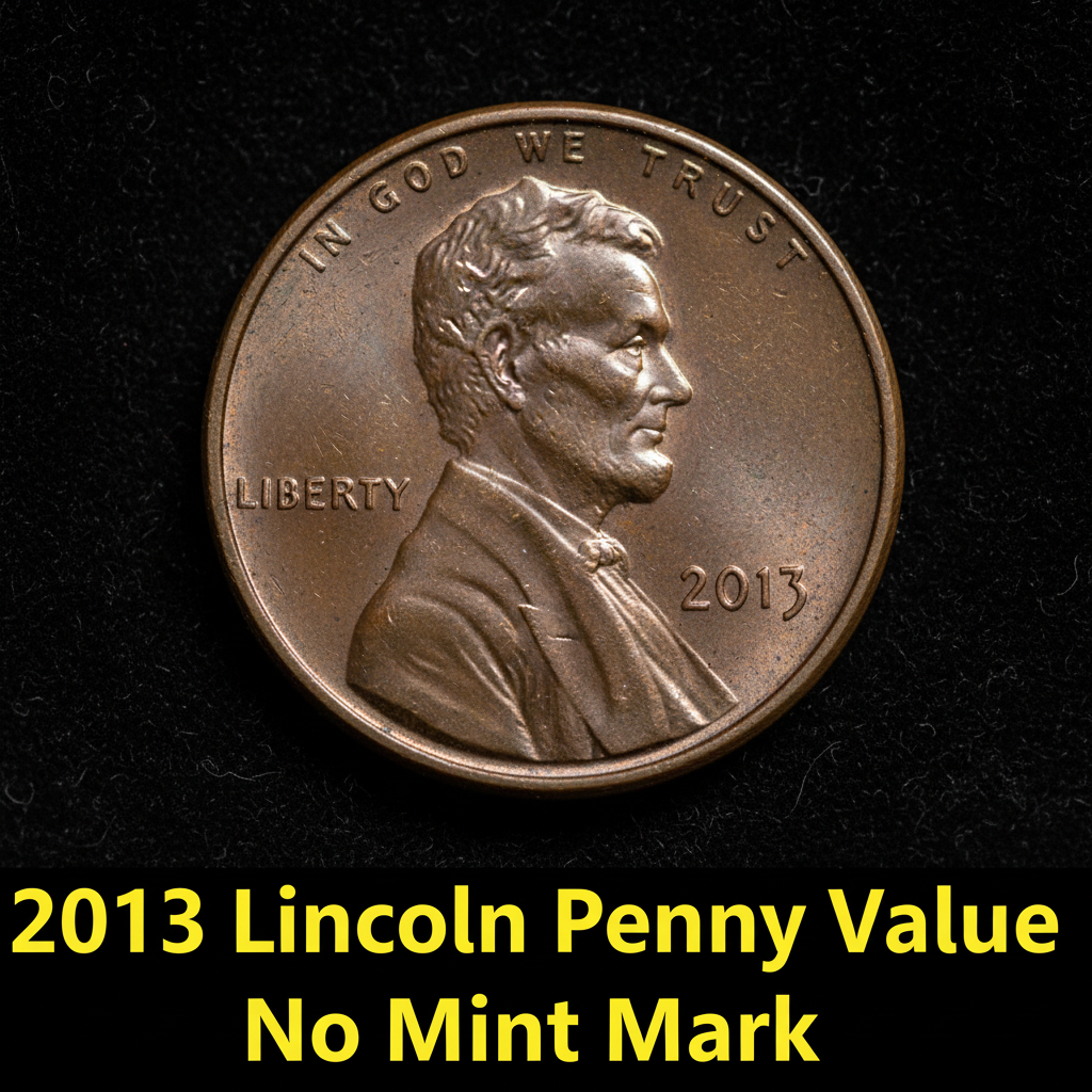 2013 lincoln penny value no mint mark what its wo